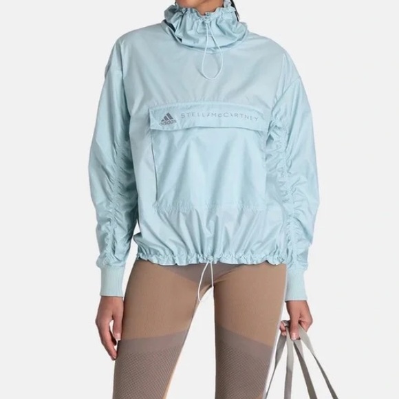 Adidas Stella McCartney Blue Running Tech Sweater XS - Picture 1 of 17